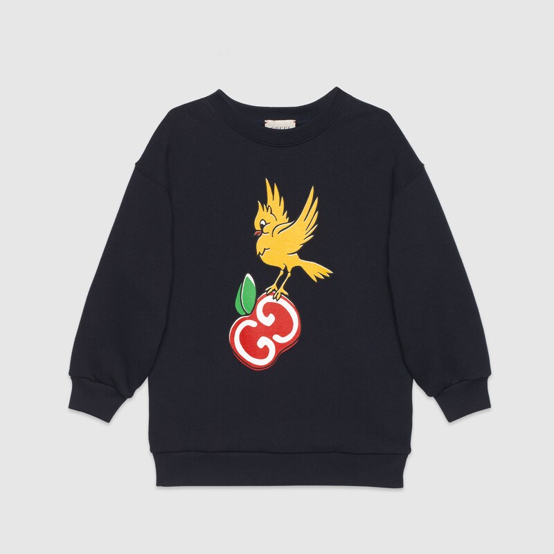 gucci apple sweatshirt
