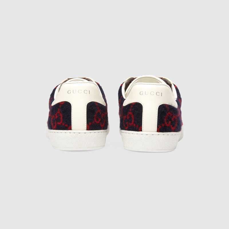 gucci ace gg wool sneakers
