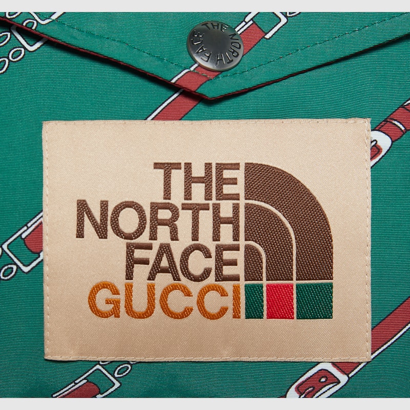 north face gucci green