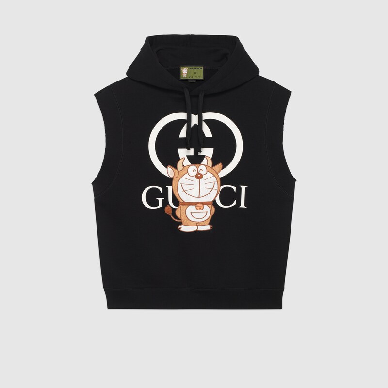 Black Doraemon x Gucci sleeveless