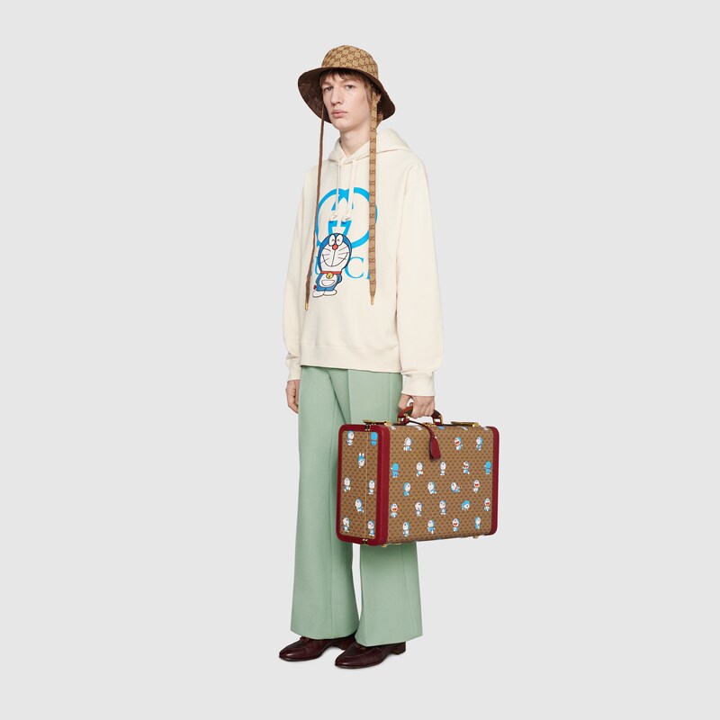 ドラえもん X Gucci コットン スウェットシャツ Detail 2アイボリー Gucci Jp