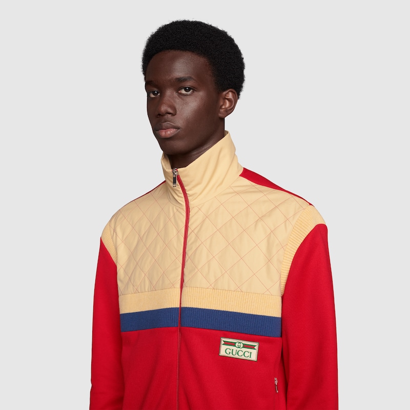 jersey zip up jacket