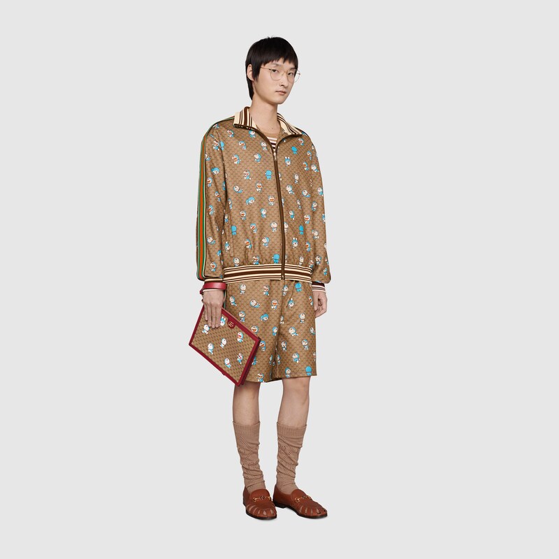 Gucci ドラえもん X Gucci Gg ジップアップ ジャケット Detail 2 Gucci Jp