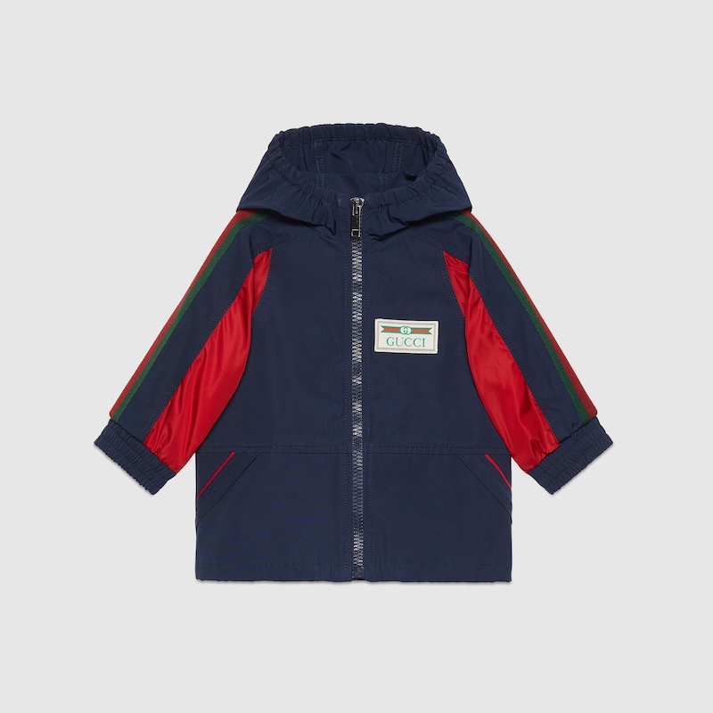 blue gucci windbreaker