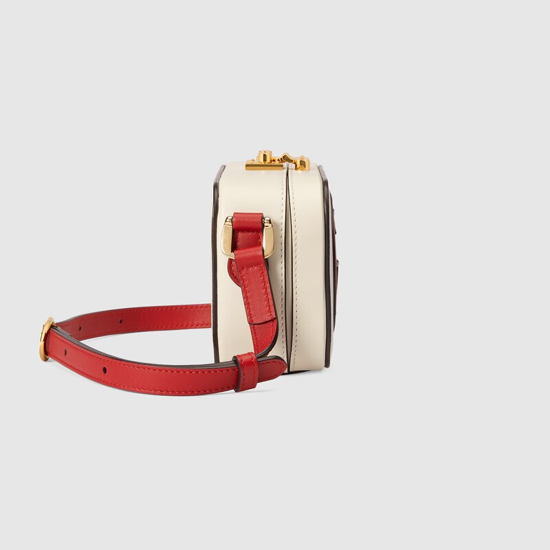 Interlocking G Mini Bag In White Leather Gucci Us