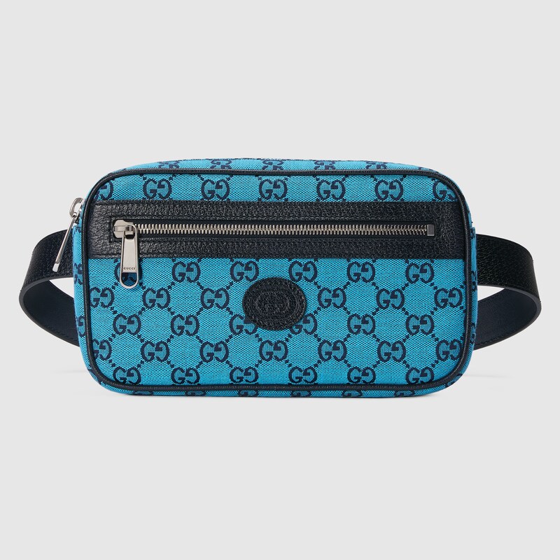 light blue gucci fanny pack