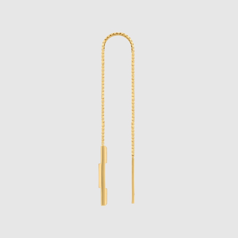 Gucci Link To Love 18k Chain Earrings | Thumbnail 2