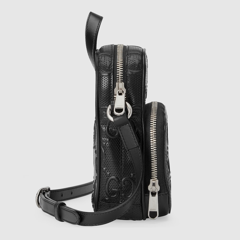 gucci gg embossed mini bolsa