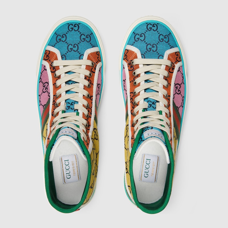 multi color gucci sneakers