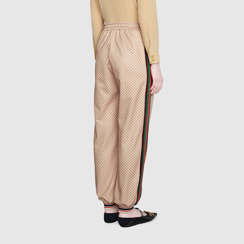 Interlocking G print jersey trousers in 