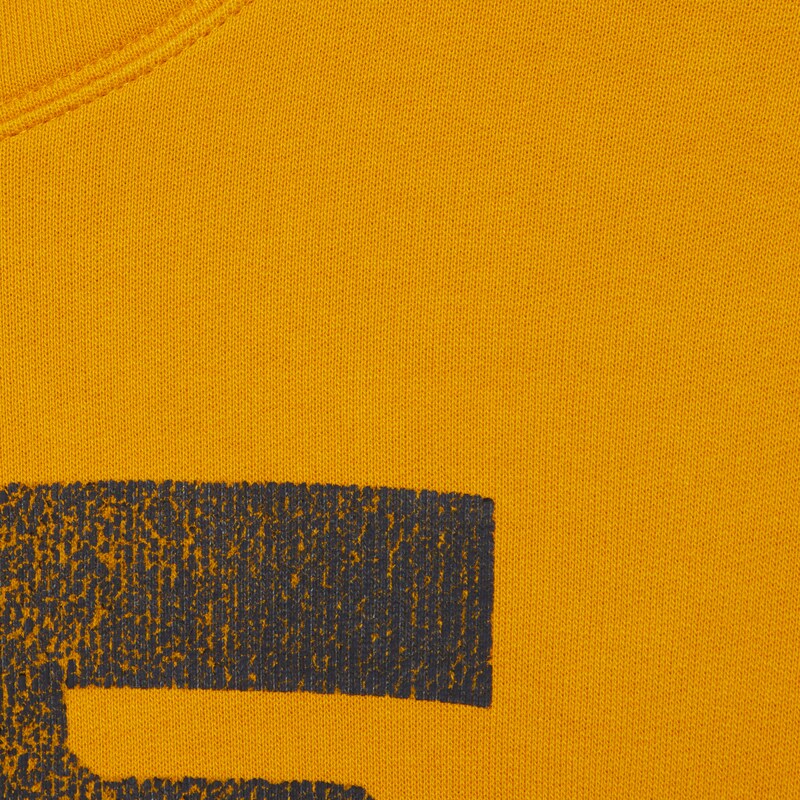 Sweatshirt With 25 Gucci Print In Yellow Gucci Cz