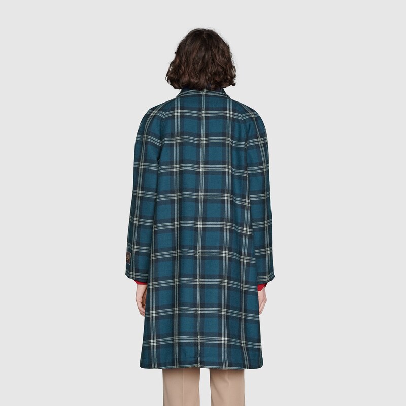 tartan wool jacket