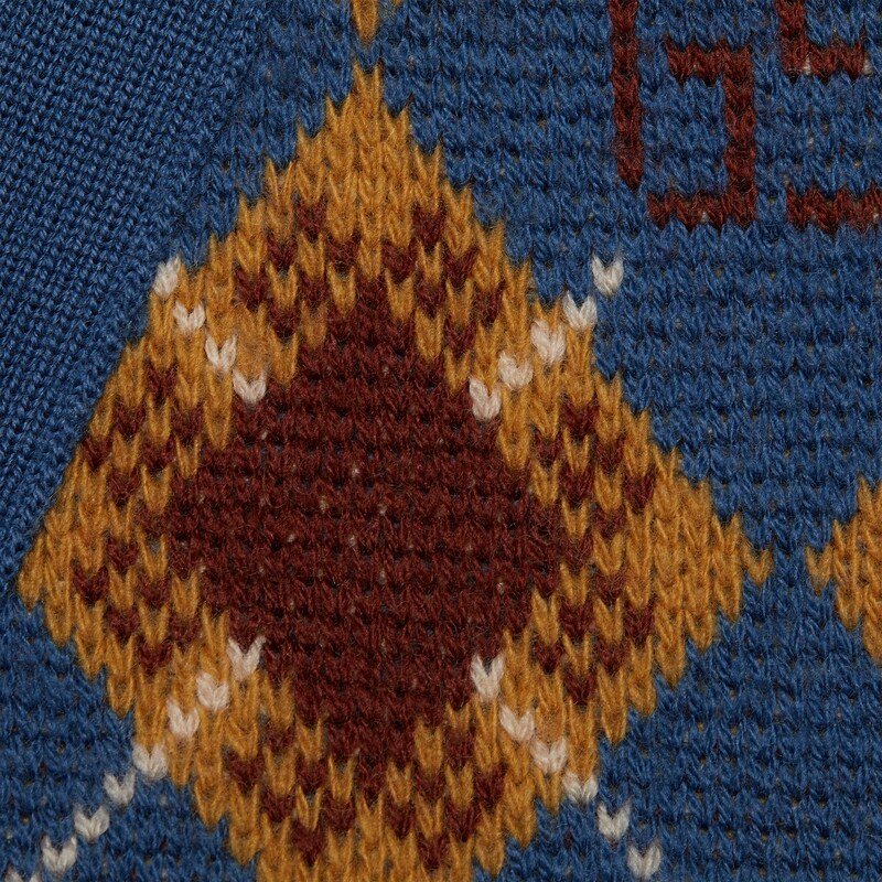 Children S Gg Argyle Wool Cardigan In Blue Gucci Uk