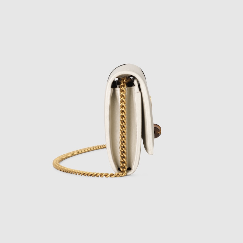 gucci wallet on chain white