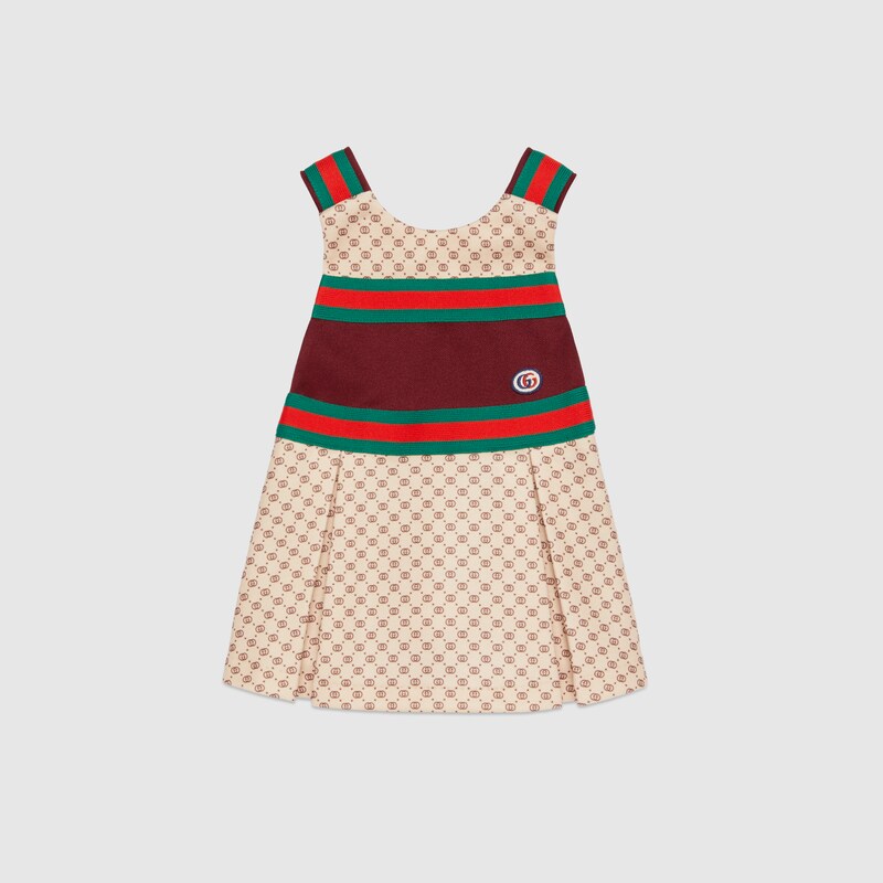 gucci gg technical jersey dress