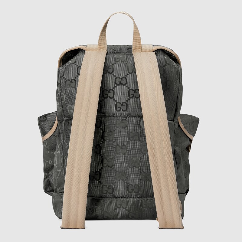 gray gucci backpack
