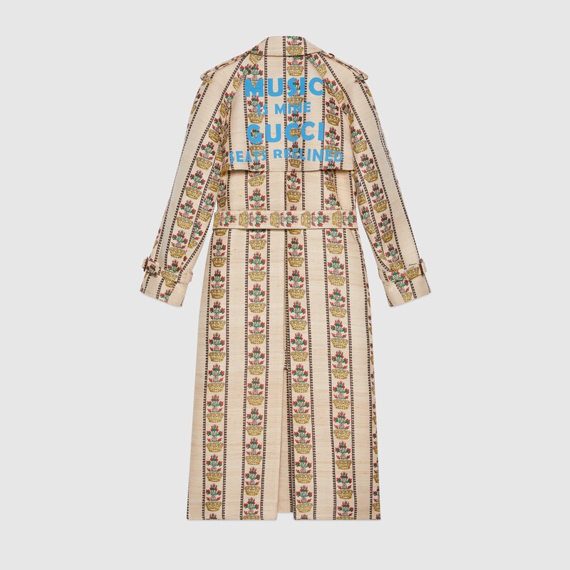 gucci floral coat