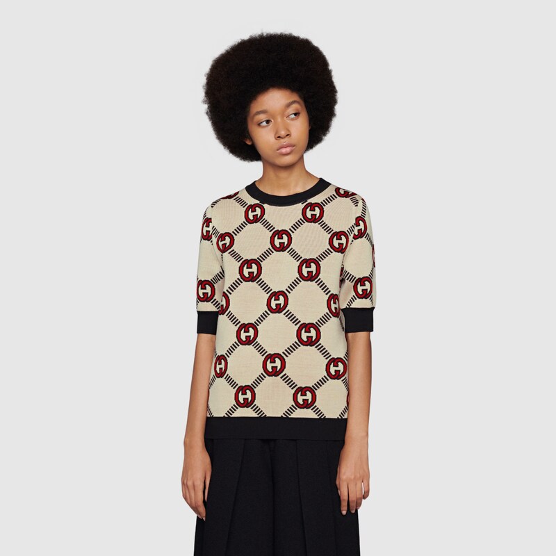 Reversible Interlocking G wool jumper 
