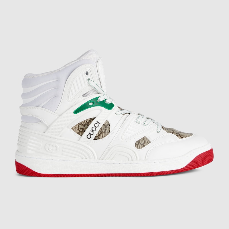 Sneaker Gucci Basket donna in Demetra bianco | GUCCI® Italia