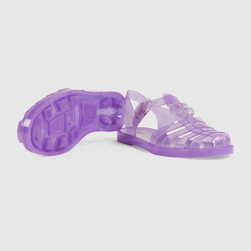 gucci purple sandals