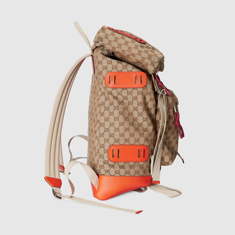 กระเป๋าแบ็คแพ็ค The North Face x Gucci backpack inผ้าแคนวาส GG สีเบจและ