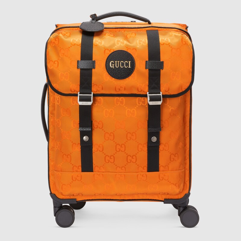 Maleta de mano Gucci Off The Grid en ECONYL® con GG naranja | GUCCI® ES