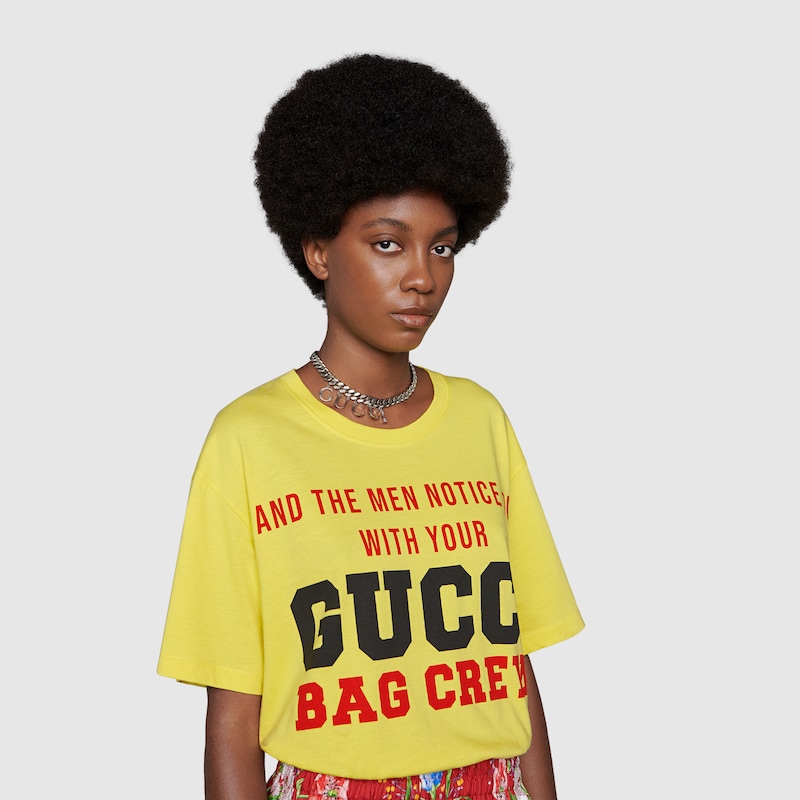 yellow gucci shirt mens