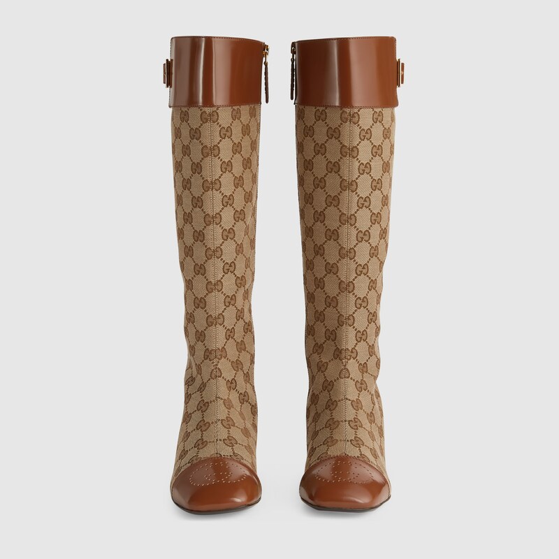 gucci canvas boots