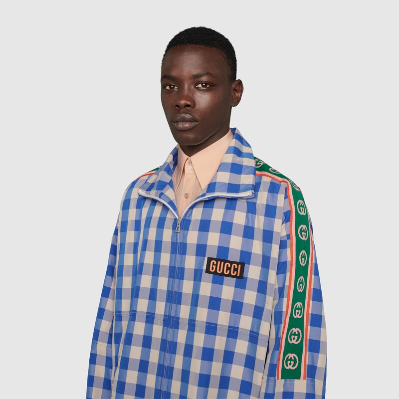 gucci flannel jacket