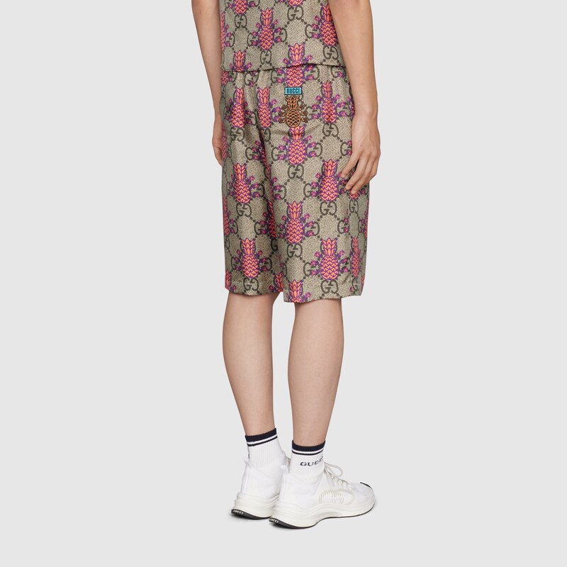 Gucci Pineapple GG print shorts in 