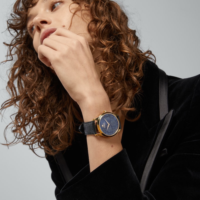 G-Timeless watch, 38mm in black Gucci 