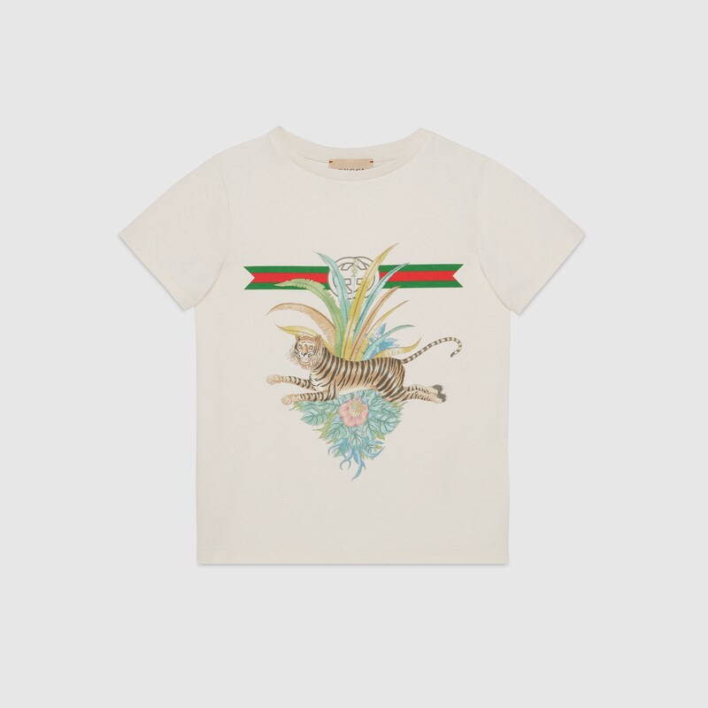 gucci tiger shirt button up