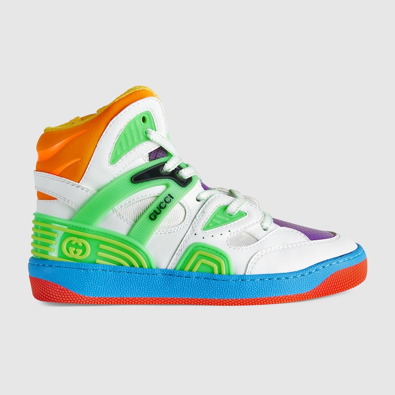 Gucci Basket Kindersneaker in mehrfarbiges Demetra | GUCCI® DE
