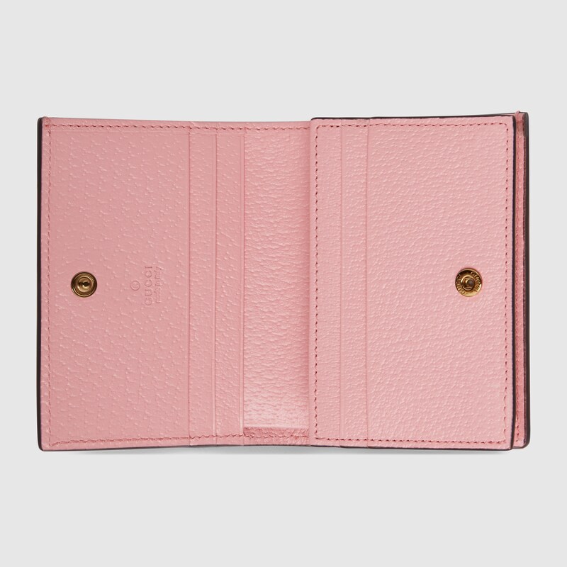 Portafoglio GG Marmont Valentine's Day in pelle rosa | GUCCI® Italia