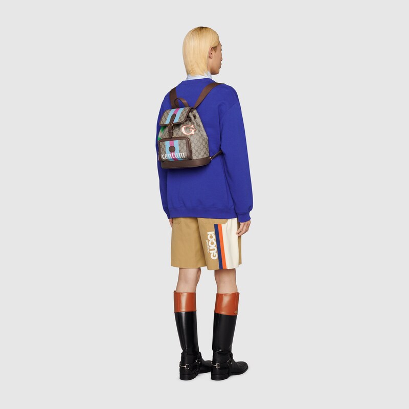 Heavy Cotton Back Pack Sun Moon Design 
