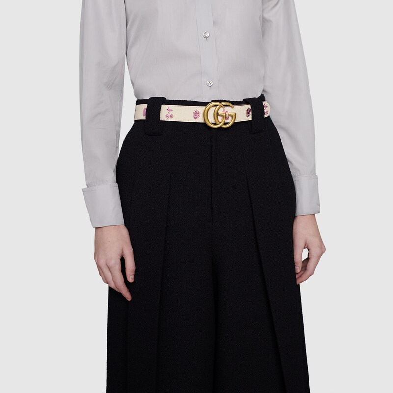 gucci marmont thin belt