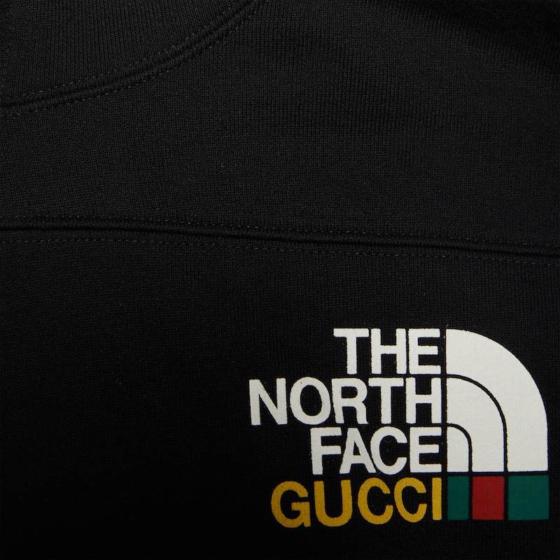 Felpa The North Face x Gucci in nero | GUCCI® Italia