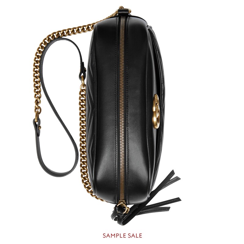 gucci marmont medium matelasse shoulder bolsa