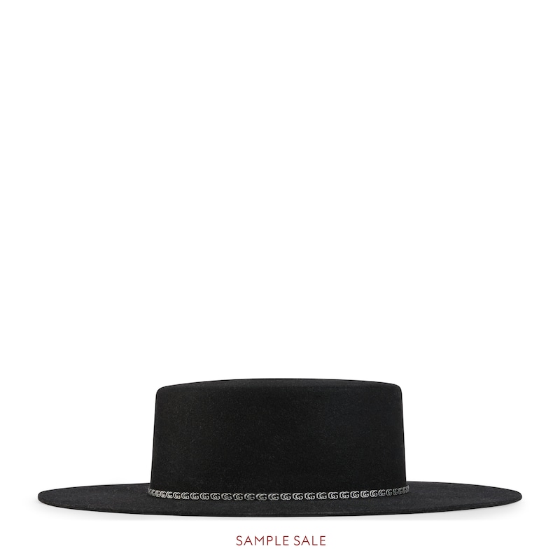 gucci wide brim hat price