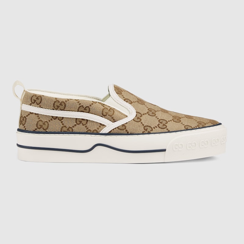 gucci slip on tennis shoes