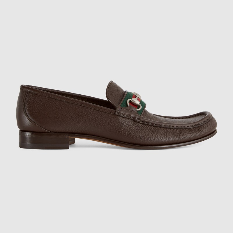 Men's Horsebit loafer in dark brown 