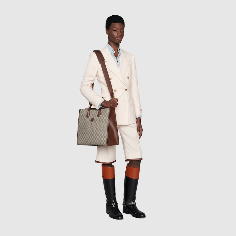 インターロッキングG ミディアム トートバッグGGスプリーム | GUCCI® JP