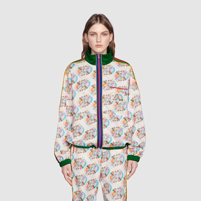 Chaqueta The North Face x Gucci en marfil GUCCI® ES