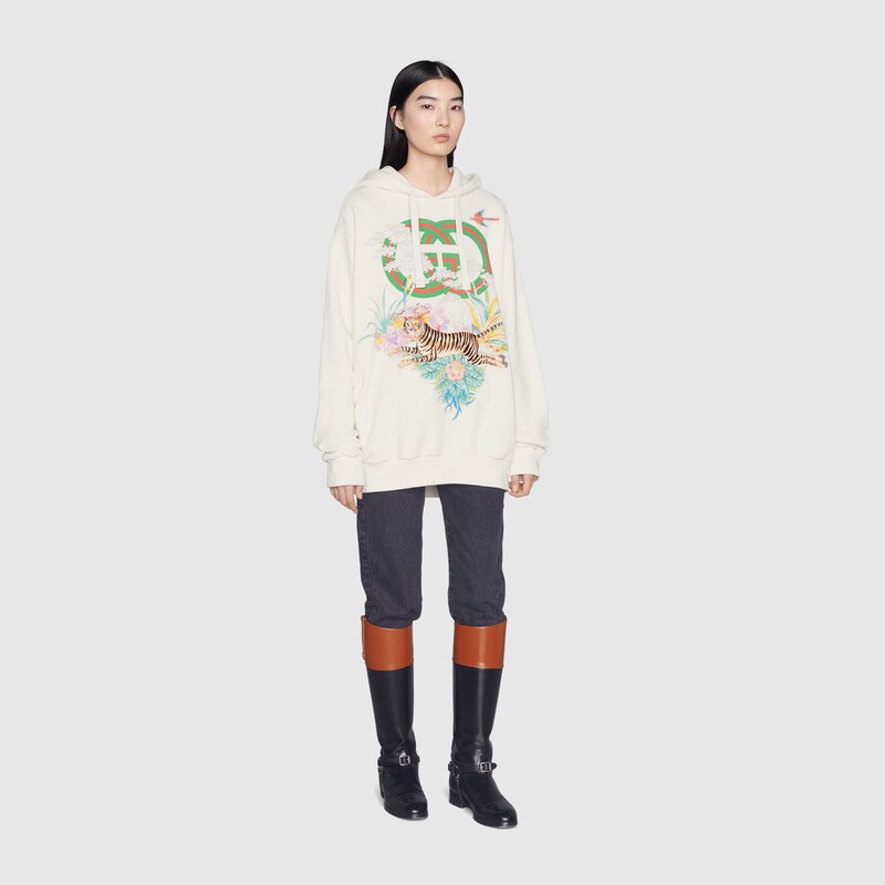 gucci tiger shirt button up