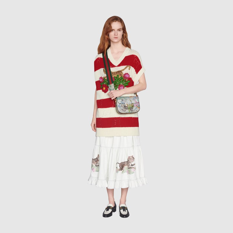 〔グッチ ホースビット 1955〕GUCCI TIGER ミニバッグオフ ...