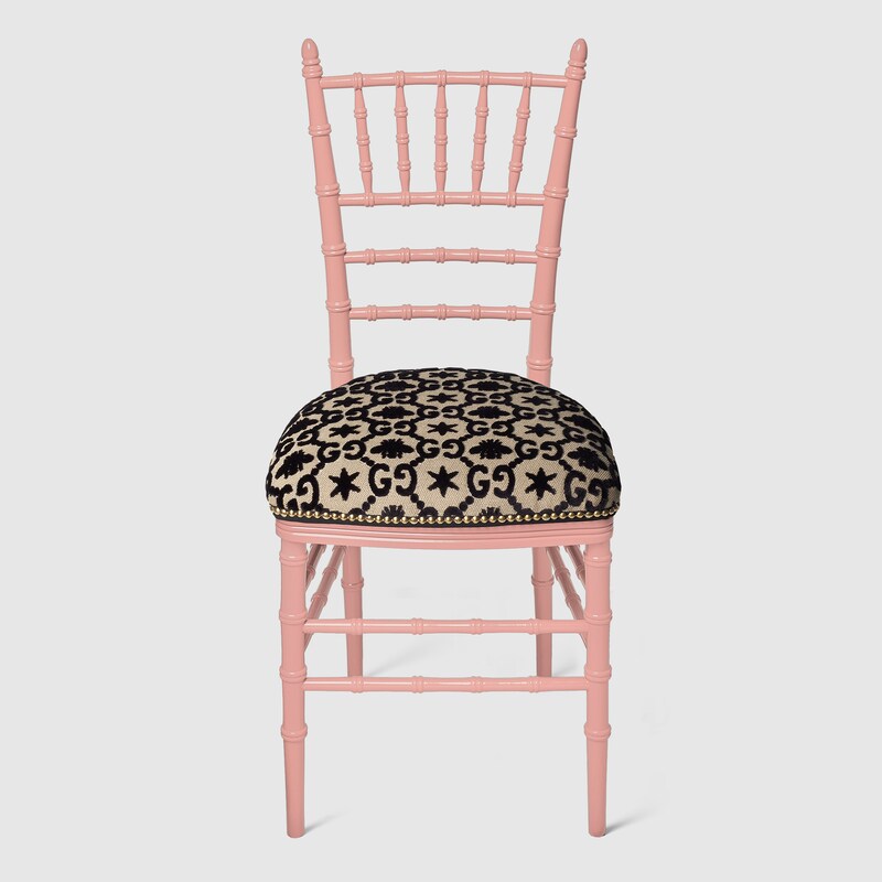 Chiavari chair with GG jacquard