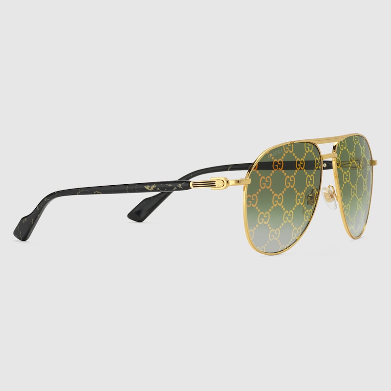 Gucci Aviator Frame Sunglasses | Thumbnail 2 Gucci Aviator Frame Sunglasses | Thumbnail 2