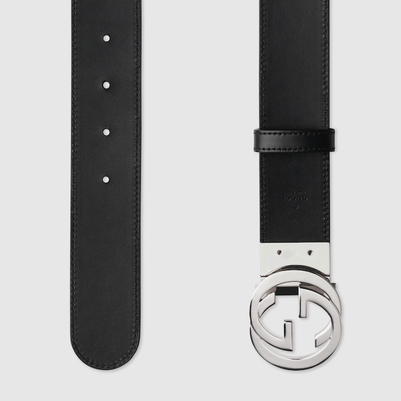 Reversible belt with Interlocking G buckle