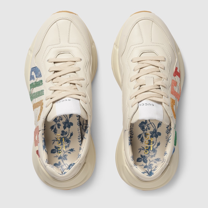 gucci glitter trainers