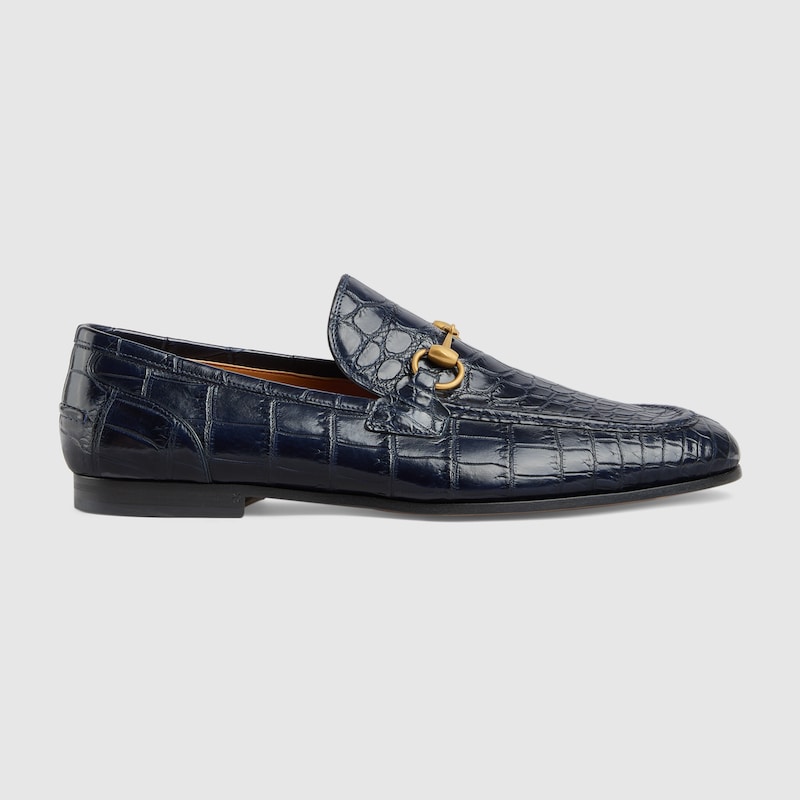 Gucci 1953 crocodile loafers cheap